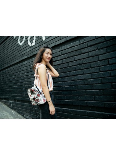 KnK Sweety Mini Backpack- Graphic Red